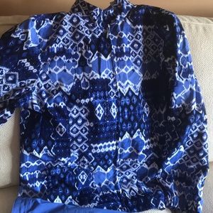 CHICO’s 2 pc set Zynergy outfit PERIWINKLE blue